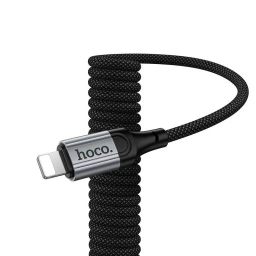 USB-A na Lightning kábel Hoco X121, 27W, 2.4A, 1.5m, čierny - 5