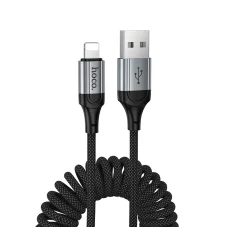 USB-A to Lightning Kábel Hoco X121, 27W, 2.4A, 1.5m, Fekete