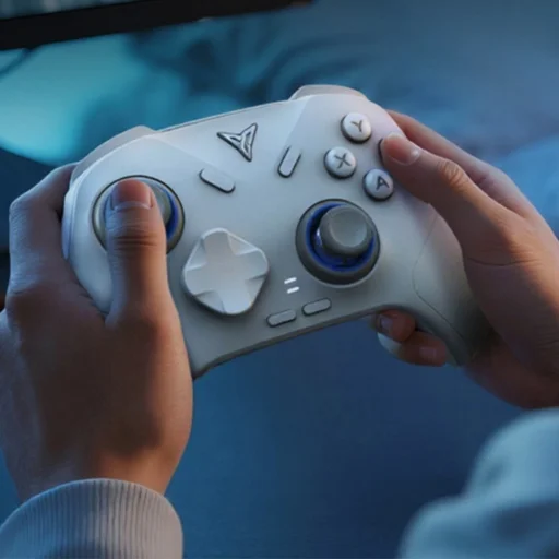 Univerzális Bluetooth játékkontroller Flydigi DIREWOLF 4 fehér - 2