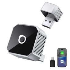 Wireless Carplay / Android Auto Adapter Ottocast Mini Cube Style C Apple iPhone / Android telefonokhoz, Fekete CP88-T3