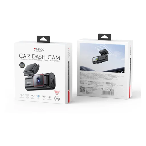 Yesido KM21 Autós Kamera, 1080P, Wi-Fi, 1.47 inch Kijelző - 6