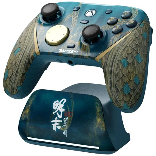 Xbox Series X|S / One GameSir G7 Pro WUCHANG: Fallen Feathers Edition Bluetooth játékkontroller kék-arany - 7