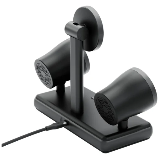 Energea Magaudio Stand 2in1 Qi2 vezeték nélküli töltőállomás sztereó hangszórókkal grafit - 5