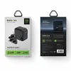 ENERGEA Travelite GAN66 Hálózati töltő 1xUSB+2xUSB-CPD-PPS-QC 3.0 66W 2C1A fekete US+EU thumbnail