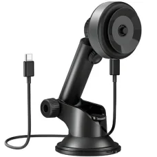 Univerzális ENERGEA AirLock indukciós tartó a műszerfalhoz fekete