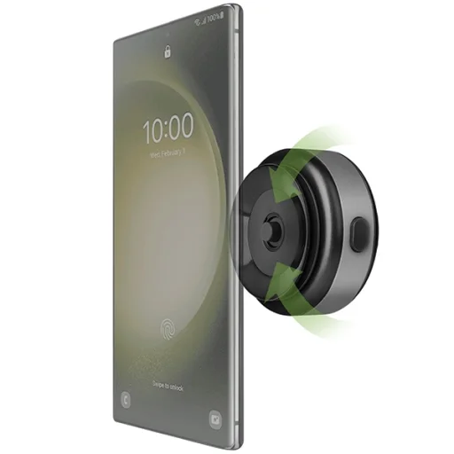 Univerzális ENERGEA AirLock indukciós tartó a műszerfalhoz fekete - 3