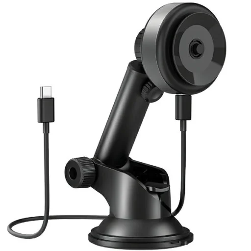 Univerzális ENERGEA AirLock indukciós tartó a műszerfalhoz fekete - 1