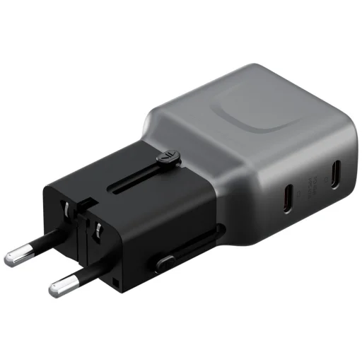 Energea TravelGo Adapter 45 2xUSB-C 45W grafit-fekete - 6