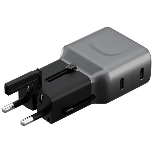 Energea TravelGo Adapter 45 2xUSB-C 45W grafit-fekete - 4