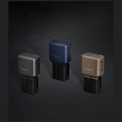 Wall charger Energea TravelGo Adapter 45 2xUSB-C 45W arany-fekete - 9