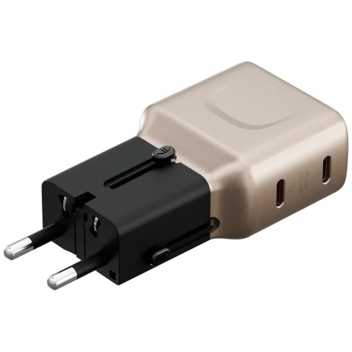 Wall charger Energea TravelGo Adapter 45 2xUSB-C 45W arany-fekete - 4