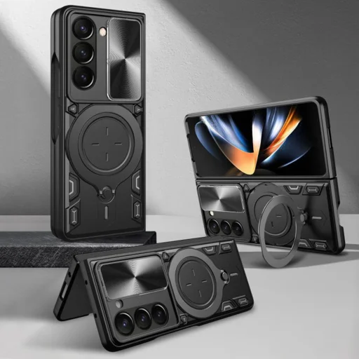 Samsung Galaxy Z Fold7 Piros Techsuit CamGuard Pro  tok - 11