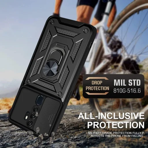 Oppo A5 4G Techsuit CamShield Series Fekete tok - 2