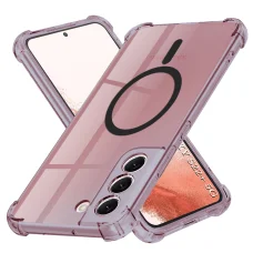 Samsung Galaxy S22 Plus 5G Smoke Black Techsuit Shockproof Clear Silicone MagSafe tok