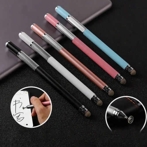 Android, iOS, Microsoft Techsuit - Stylus Pen (JC03) - Alumínium Ötvözet - Fekete - 7