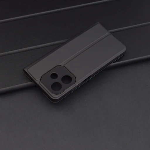 Oppo A40 4G / A60 5G Techsuit Magskin Book - Fekete tok - 2