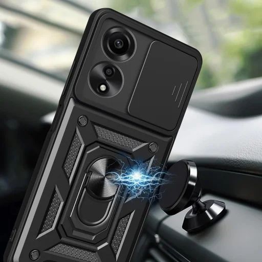 Oppo A60 4G Techsuit CamShield Series Fekete tok - 6