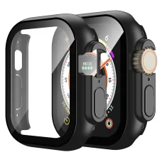 Apple Watch Ultra / Ultra 2  Techsuit - Defense360 Pro + Fólia - Fekete tok