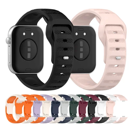 Huawei Watch Fit 3 - Techsuit Szíj (W050) - Narancssárga. - 4