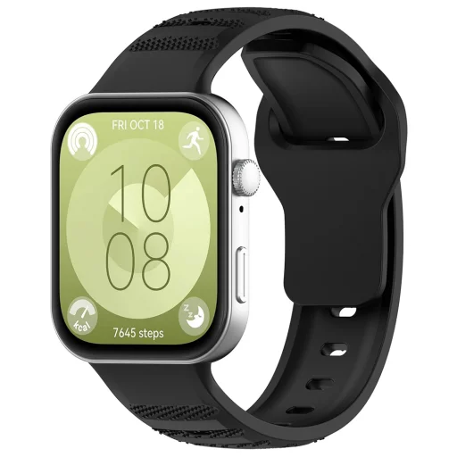 Huawei Watch Fit 3 Fekete Techsuit - Watchband (W050) - 1