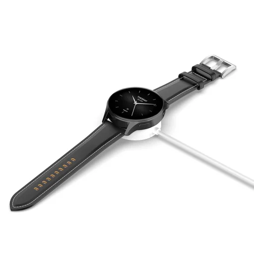Xiaomi Watch H1/2 Pro/S2, USB, 5W Asztali Tartóval Techsuit SmartWatch Vezeték Nélküli Töltőkábel (TXC5) - Fekete - 5