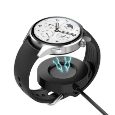 Xiaomi Watch S1 Pro Fekete Techsuit - SmartWatch Vezeték nélküli Töltőkábel (TXC6), USB, 4W Asztali Tartóval