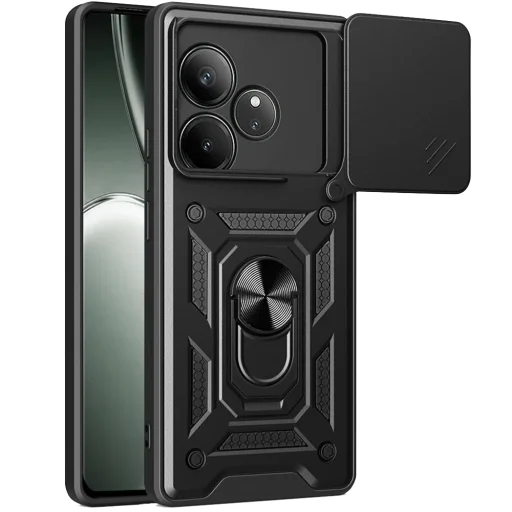 Realme GT 6 / GT 6T Black Techsuit CamShield Series tok - 2