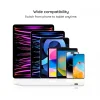 Telefonok és Tabletek Fehér Techsuit Stylus Pen (T1) - Aktív, Bluetooth, Type-C, 130mAh thumbnail