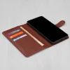 Sony Xperia 1 VI Barna Techsuit - Leather Folio tok - 3