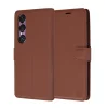 Sony Xperia 1 VI Barna Techsuit - Leather Folio tok - 1
