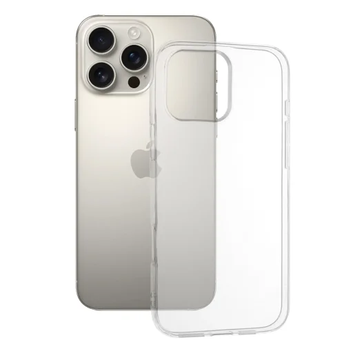 iPhone 16 Pro Max Átlátszó Techsuit Clear Szilikon tok - 1