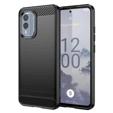 Nokia X30 Fekete Techsuit Carbon Silicone tok