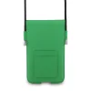 Lacoste PVC Iconic Petit Pique Metal Logo Phone Pouch XL Green tok thumbnail
