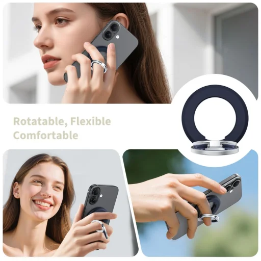 MMR500 Magsafe Telefon Gyűrű Sötétkék - 7