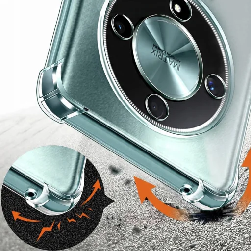 Honor Magic8 Lite Átlátszó Techsuit Shockproof Szilikon tok - 4