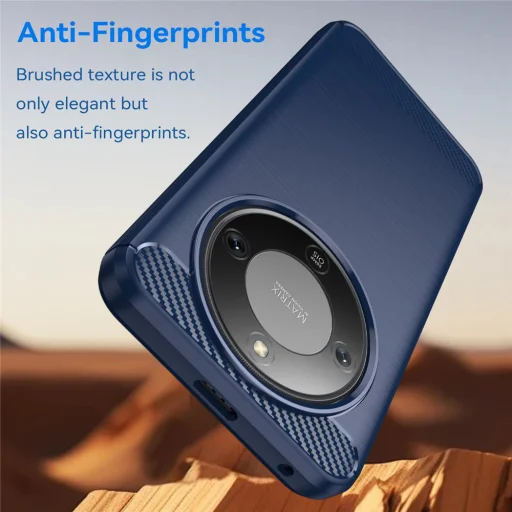 Honor Magic8 Lite Kék Techsuit Carbon Silicone tok - 3