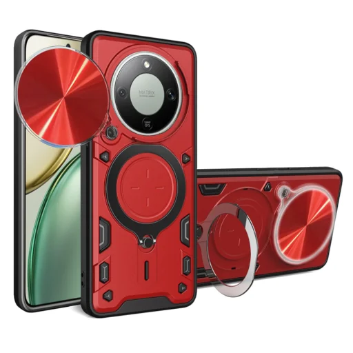 Honor Magic8 Lite Piros Techsuit CamGuard Pro tok - 1