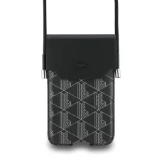 Lacoste PVC Blend Monogram Metal Logo Telefontok XL Fekete