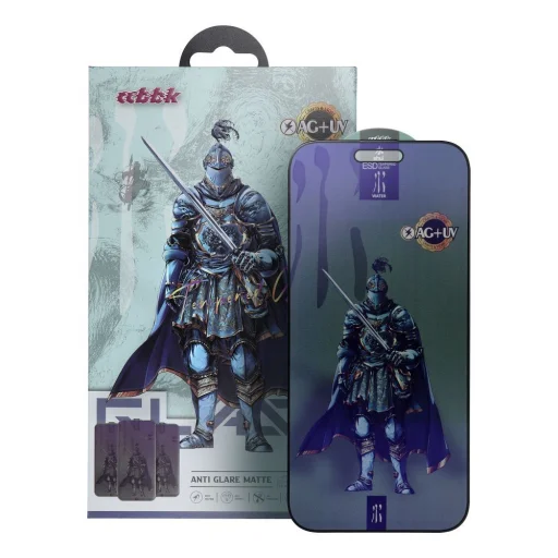 OG Shuijia üvegfólia - iPhone 13 Pro Max / 14 Plus fekete - 3