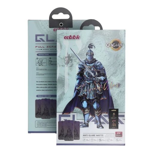 OG Shuijia üvegfólia - iPhone 16 Pro Max fekete - 8