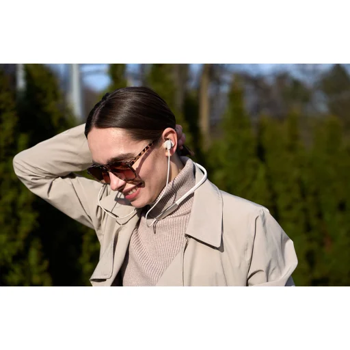 Fehér Edifier W280NB Pro vezeték nélküli sport fülhallgató - 12