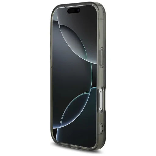 iPhone 17 Pro AMG Kétrétegű Átlátszó Füstös MagSafe tok fekete - 5