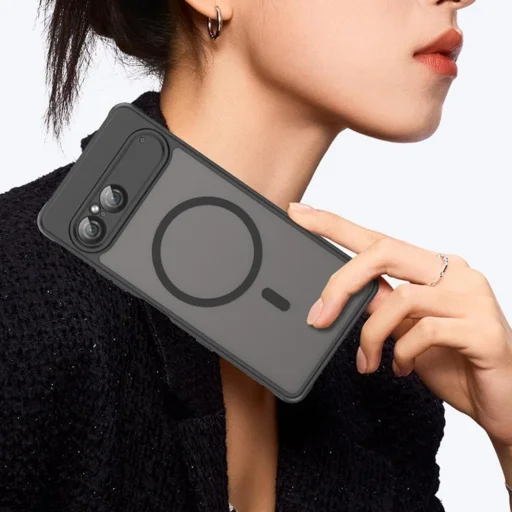 Sony Xperia 10 VII Techsuit HaloFrost II MagSafe - Fekete tok - 6