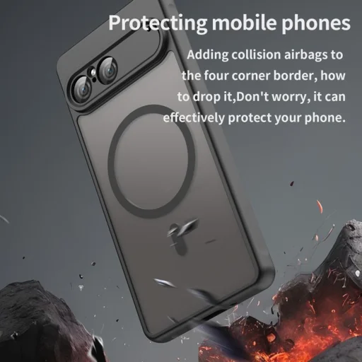 Sony Xperia 10 VII Techsuit HaloFrost II MagSafe - Fekete tok - 3