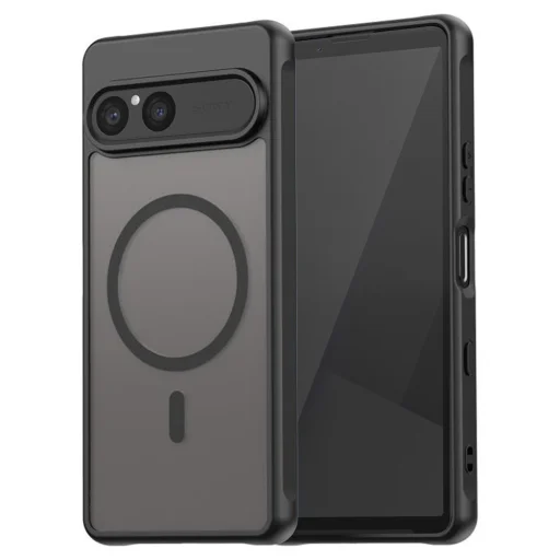 Sony Xperia 10 VII Techsuit HaloFrost II MagSafe - Fekete tok - 1