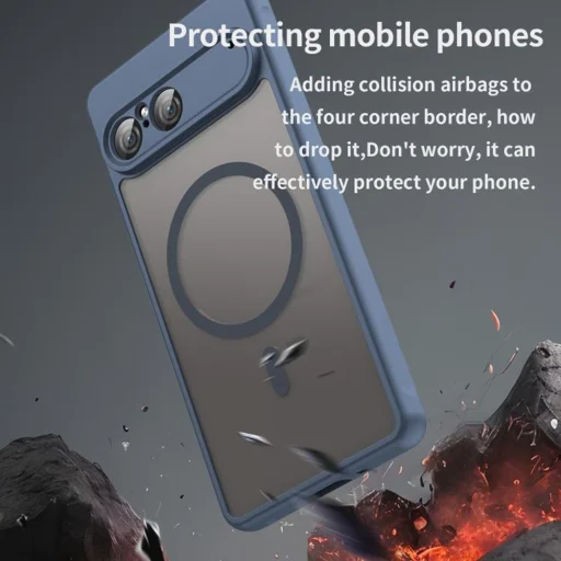 Sony Xperia 10 VII Techsuit - HaloFrost II MagSafe - Navy Blue tok - 3