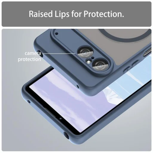 Sony Xperia 10 VII Techsuit - HaloFrost II MagSafe - Navy Blue tok - 5