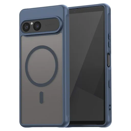 Sony Xperia 10 VII Techsuit - HaloFrost II MagSafe - Navy Blue tok - 1