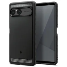 Sony Xperia 10 VII Fekete Spigen - Rugged Armor tok