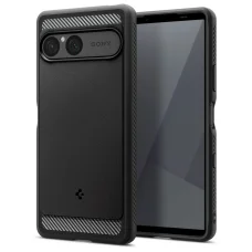 Sony Xperia 10 VII Fekete Spigen - Rugged Armor tok